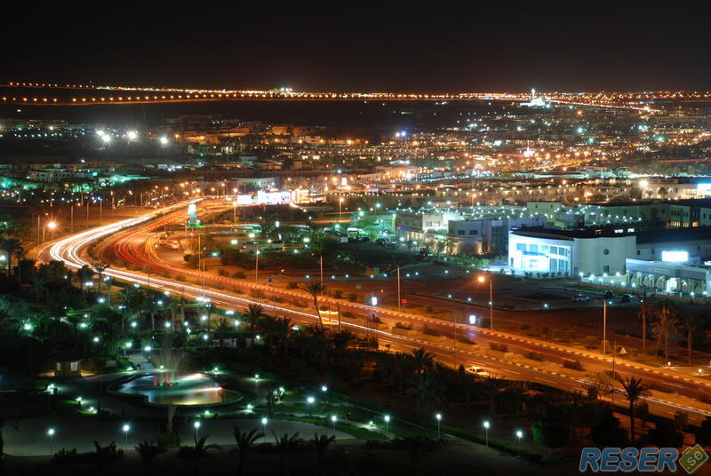 Sharm el-Sheikh på natten