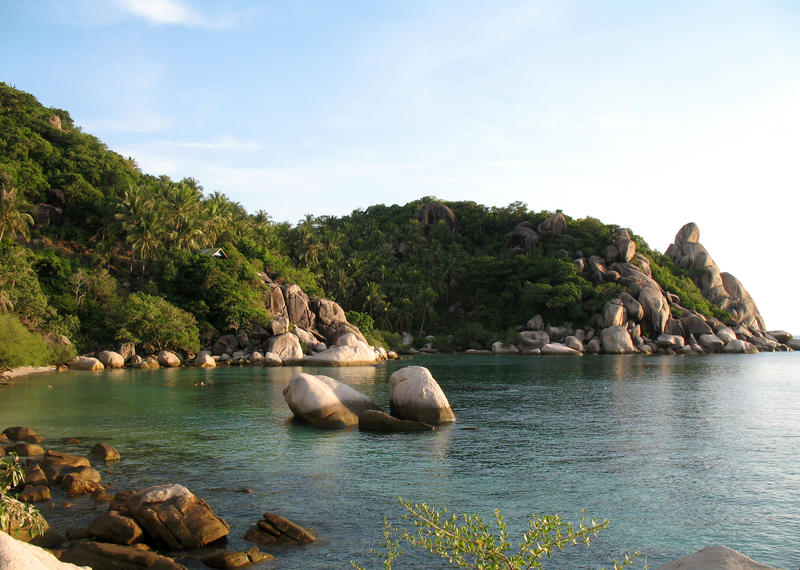 Ao Leuk Bay i Koh Tao, Thailand