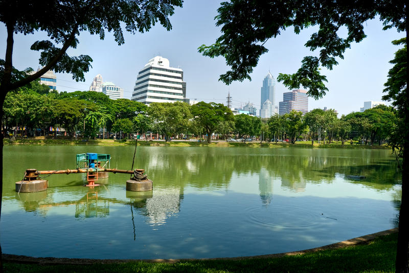 Lumpini Park i Bangkok