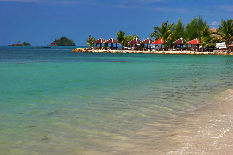 Stranden på ön Koh Chang