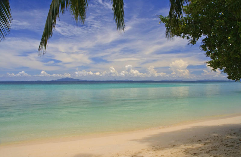 Vacker strand på Koh Phi Phi