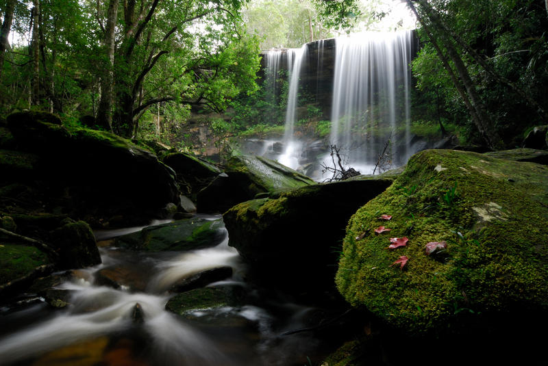 Vattenfall i Phukradung Nationalpark