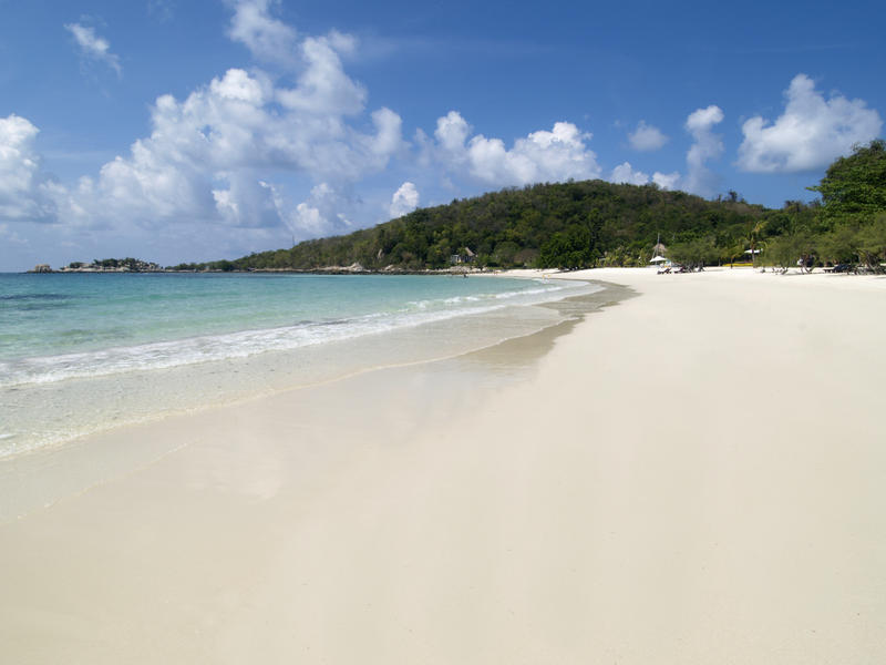 Vit strand på Koh Samet