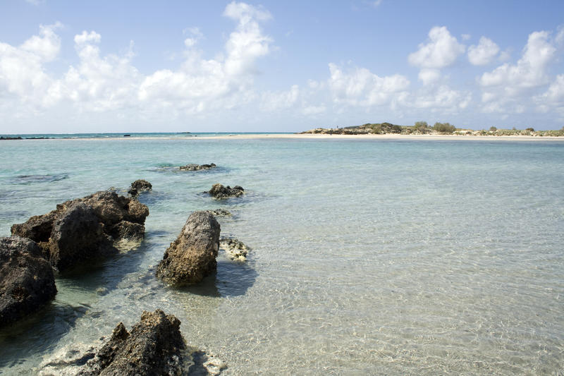 Elafonissi på Kreta, Grekland