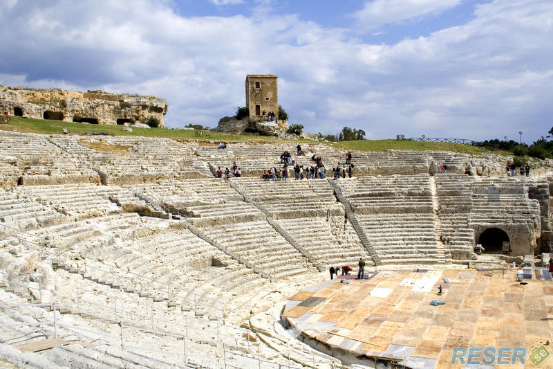 Antik grekisk teater i Syrakusa