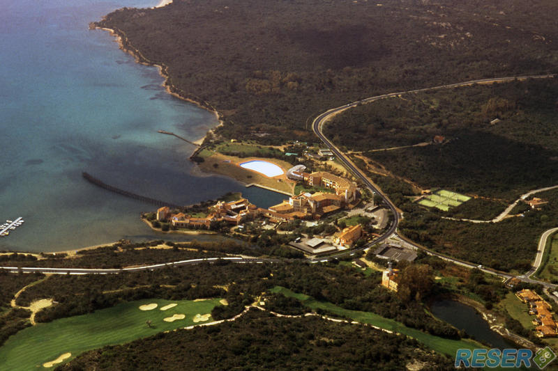 Flygfoto över Sardinien