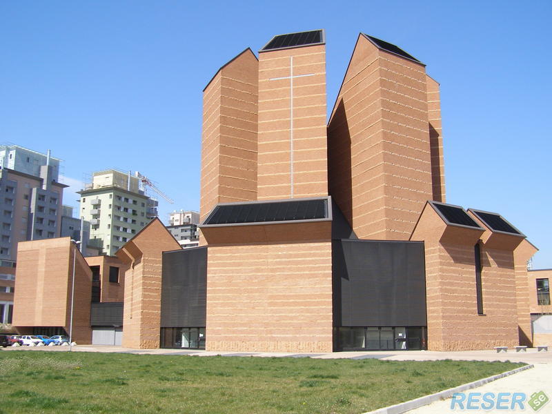 Modern kyrka i Turin