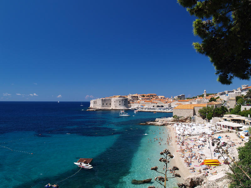 Dubrovnik under sommaren