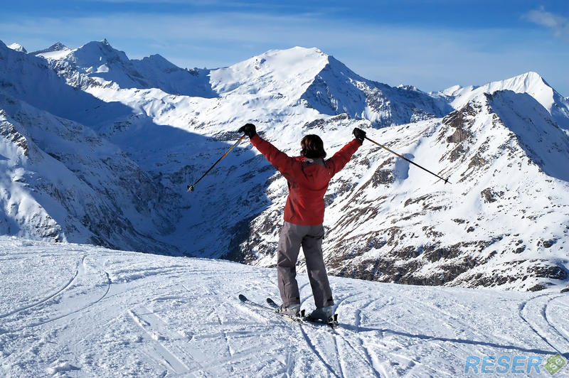 Skidåkare i Bad Gastein