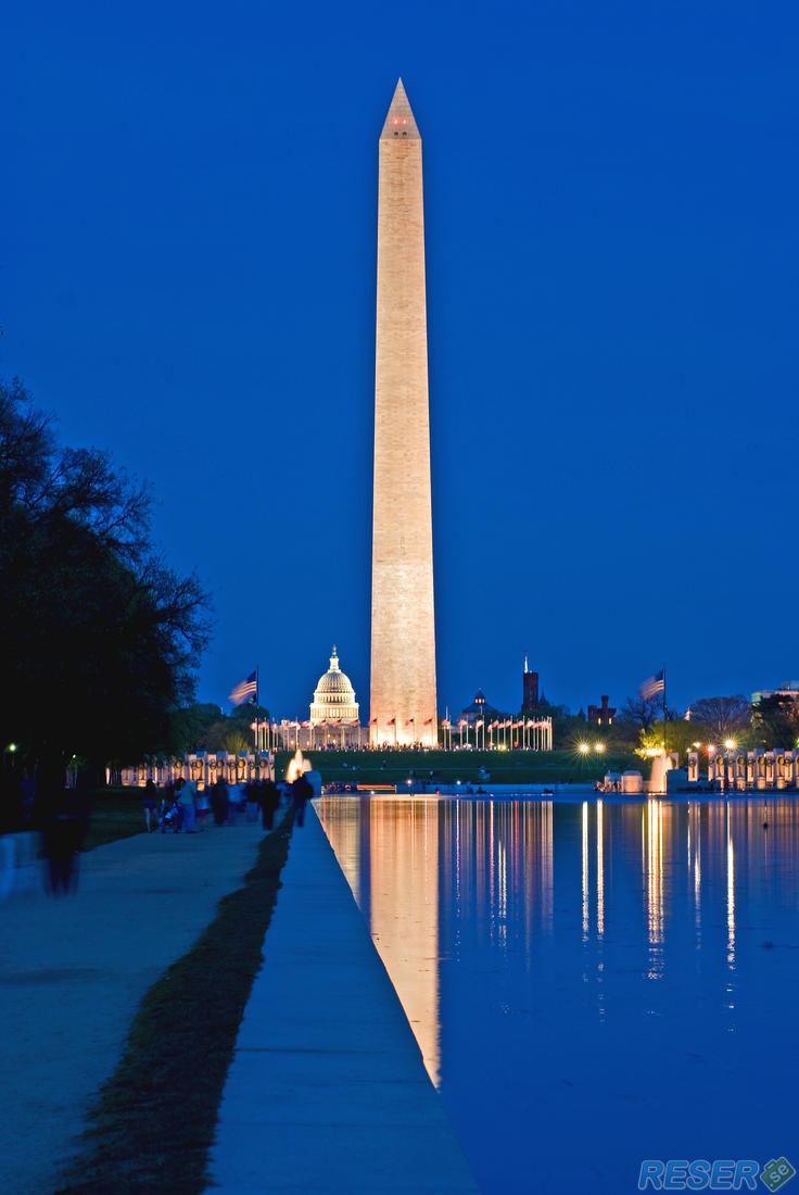 Washingtonmonumentet i Washtington DC, USA