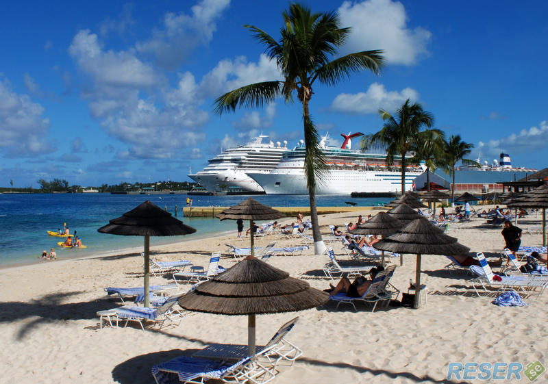 Stranden i Nassau, Bahamas
